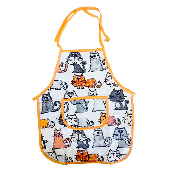 楽天市場】送料無料 フェイラー キッズ エプロン 37cm×45cm【 キャッツ