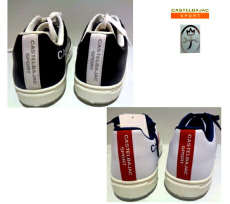 試着のみ。CASTELBAJAC ゴルフシューズ ホワイト24.0 試着のみ