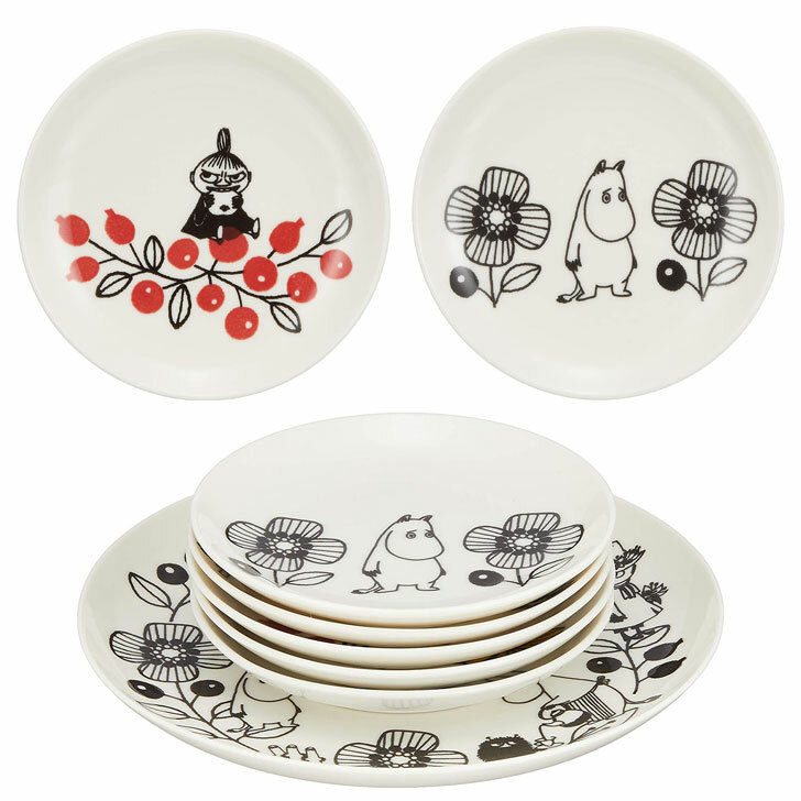 楽天市場】ムーミン ムーミンバレー プレート ベリーセット6枚セット