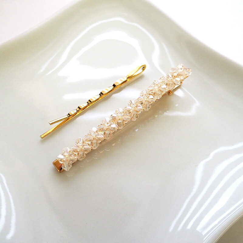 楽天市場】【2点セット】ヘアクリップ ヘアピン セット ストレート