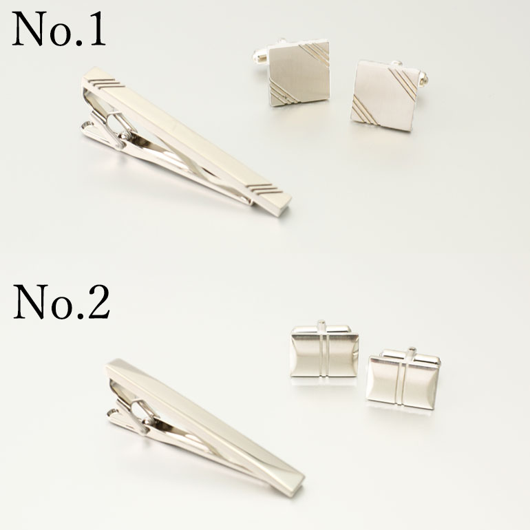 タイピン カフス 片方カフス含む ゴールドシルバーカラー バッジ