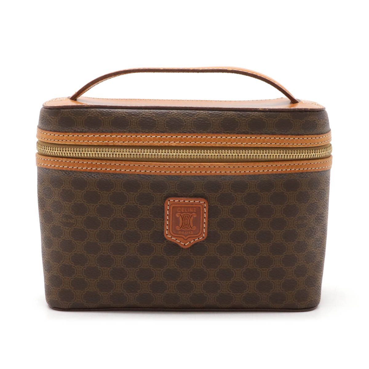 楽天市場】CELINE セリーヌ マカダム柄 バニティバッグ ハンドバッグ