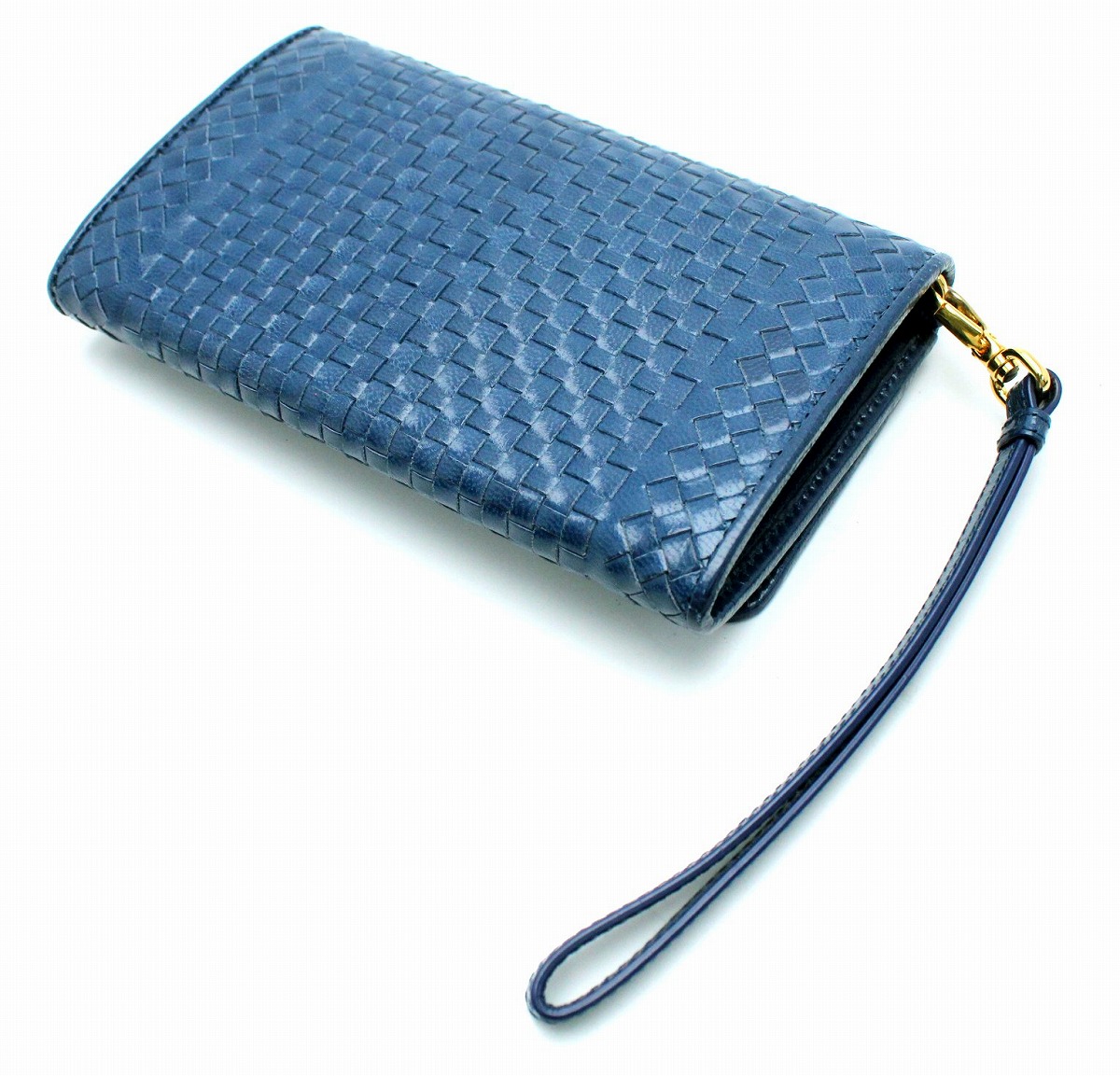 PRADA グリーン 長財布 編み込みデザイン PRADA 編み込みデザイン 長