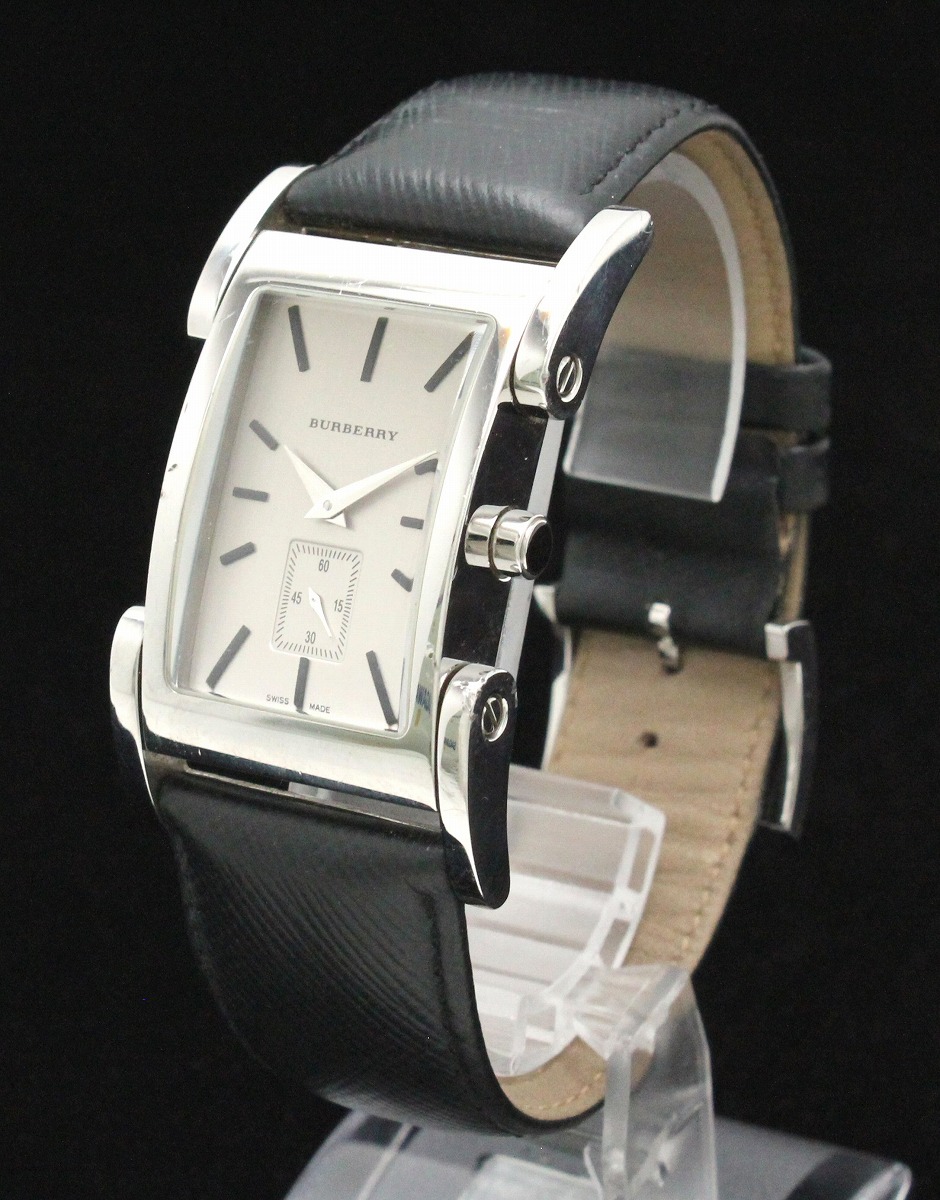 楽天市場】【ウォッチ】BURBERRY バーバリー ロンダ シルバー文字盤