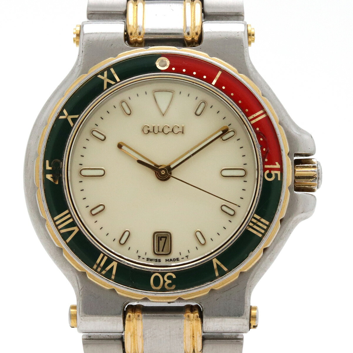 楽天市場】【ウォッチ】GUCCI グッチ ダイバーズ クリーム文字盤