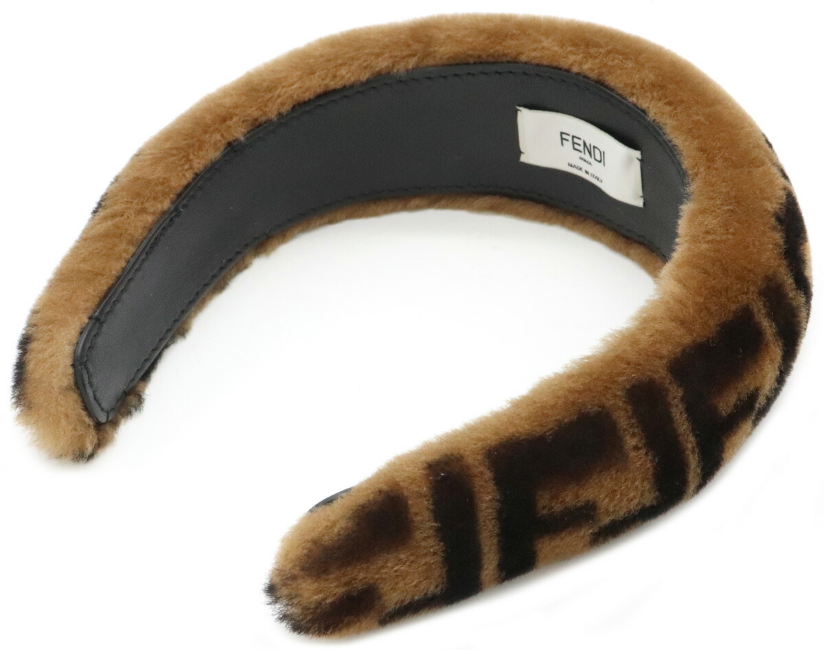 楽天市場】FENDI フェンディ ヘアバンド カチューシャ ズッカ柄