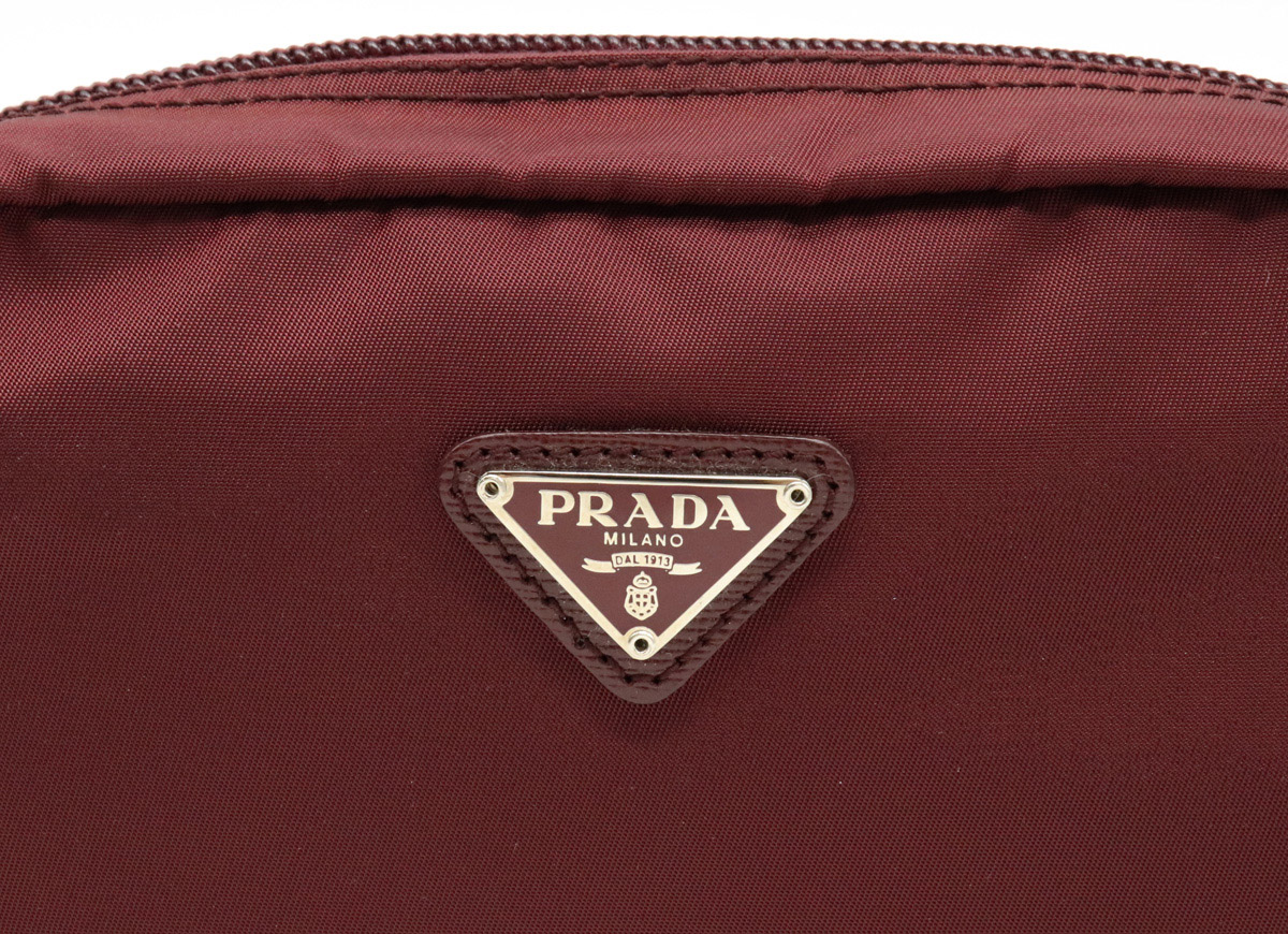 楽天市場】【バッグ】PRADA プラダ ポーチ 化粧ポーチ コスメポーチ