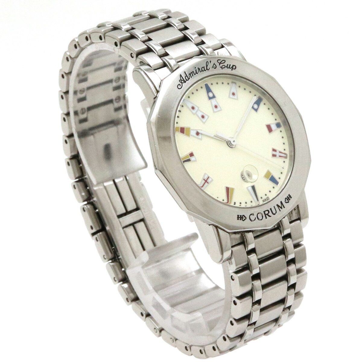 楽天市場】【ウォッチ】CORUM コルム アドミラルズカップ アイボリー