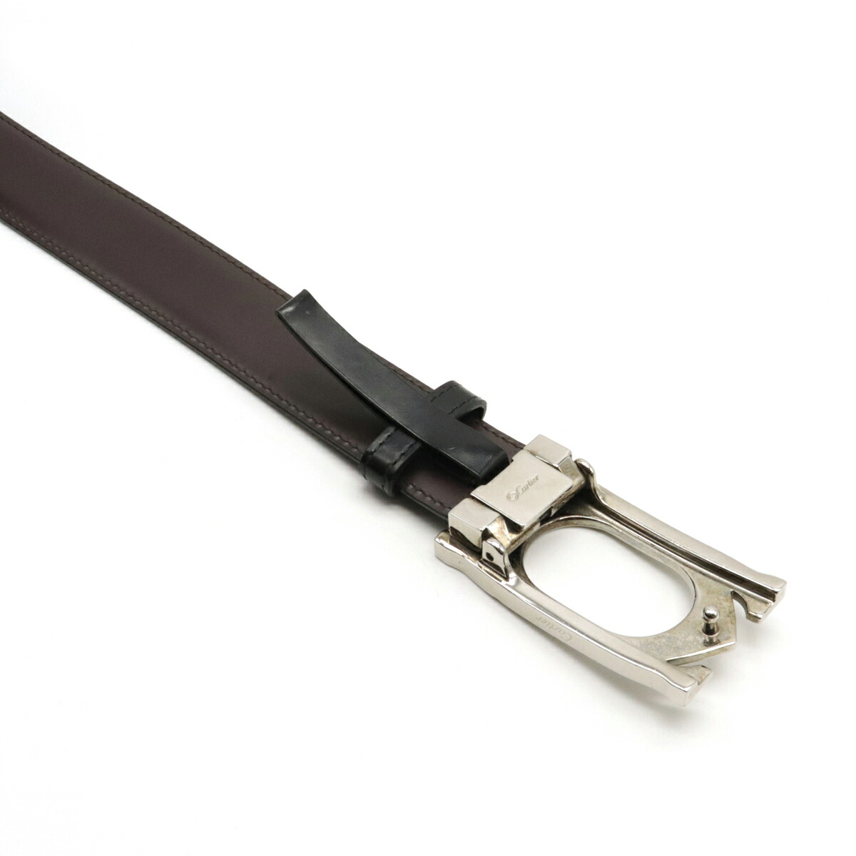 楽天市場】Cartier カルティエ ダブルC ロゴバックル リバーシブル