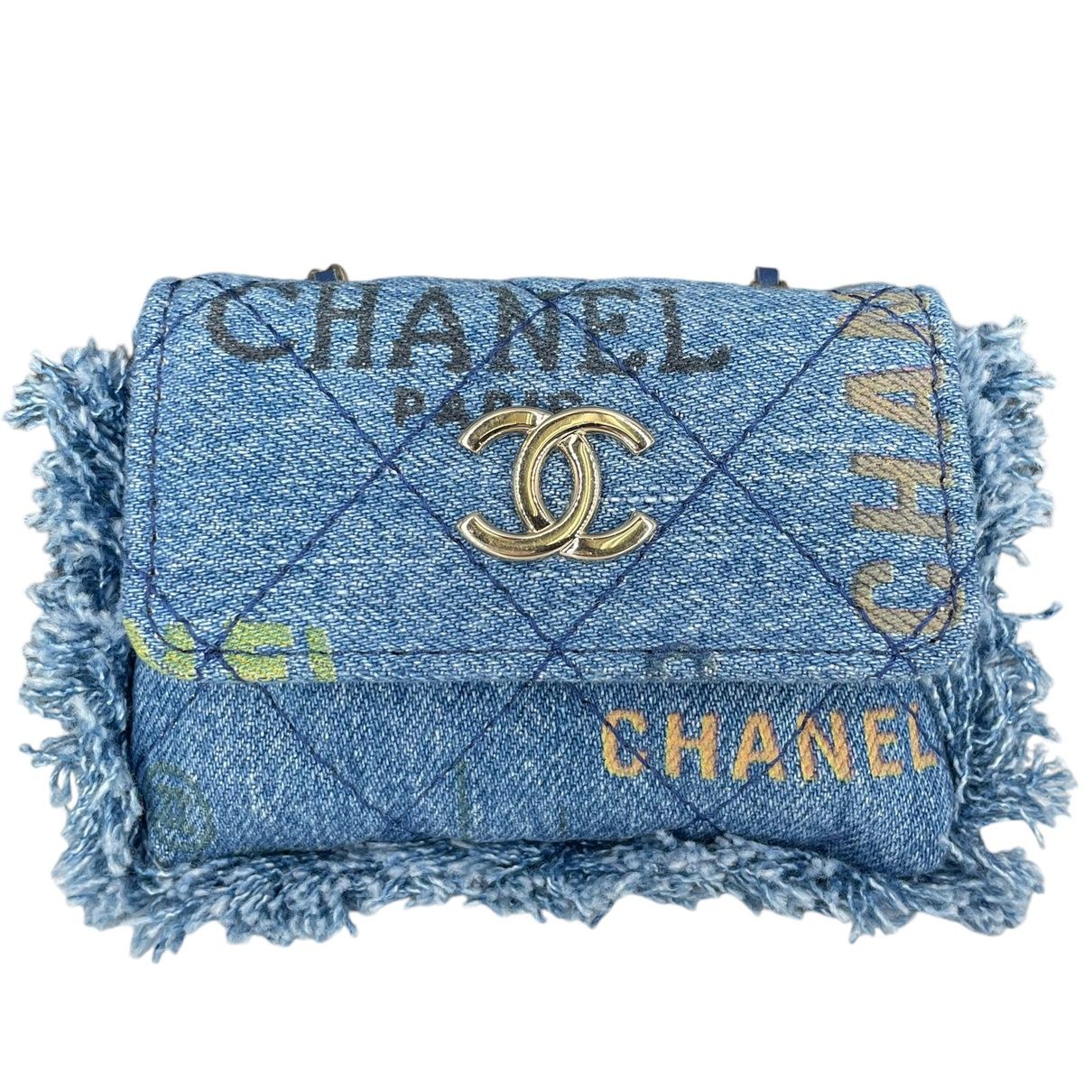 楽天市場】【中古】 CHANEL シャネル マトラッセ ミニ チェーン ポーチ