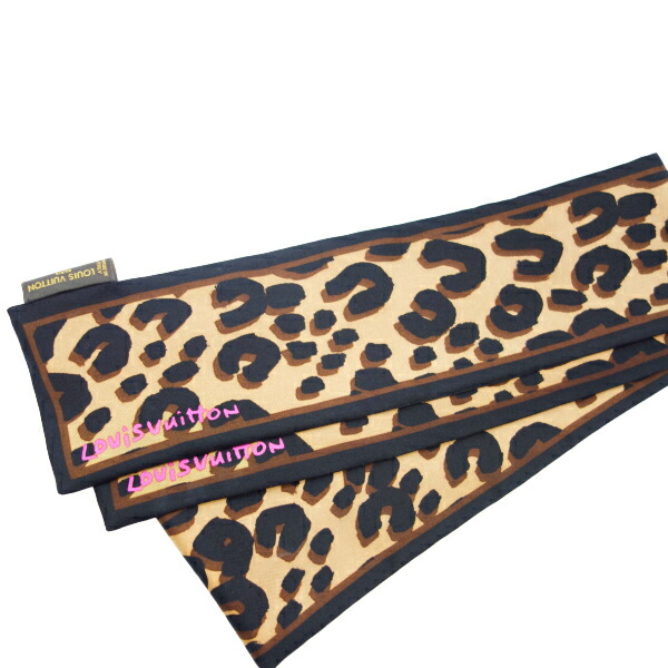 楽天市場】【中古】LOUIS VUITTON ルイヴィトン ツイリー レオパード