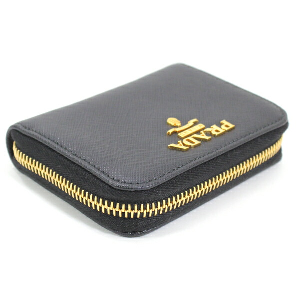 楽天市場】プラダ 小銭入れ コインケース ラウンドファスナー 黒