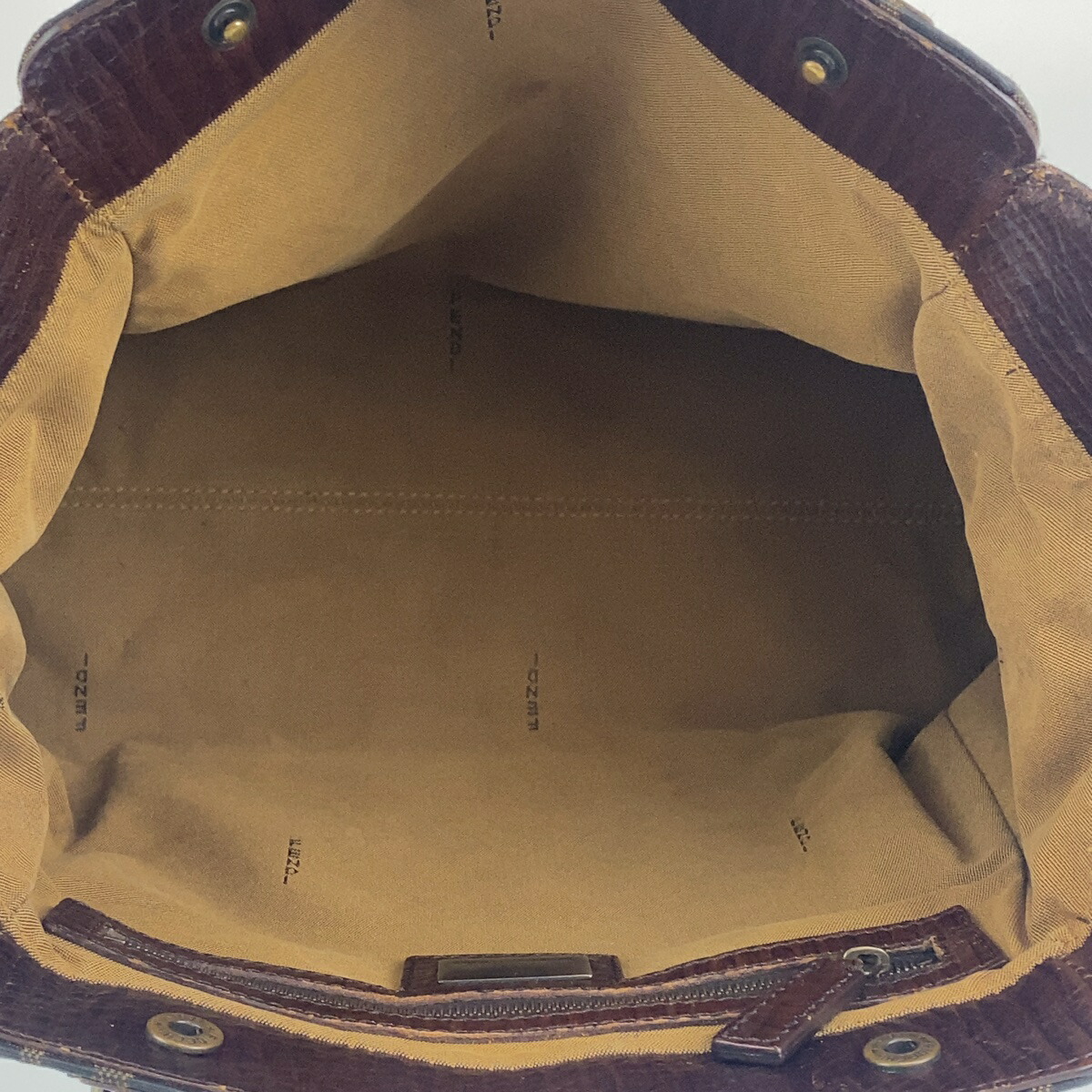 楽天市場】FENDI フェンディ ズッカ柄 エトニコ ブラウン キャンバス