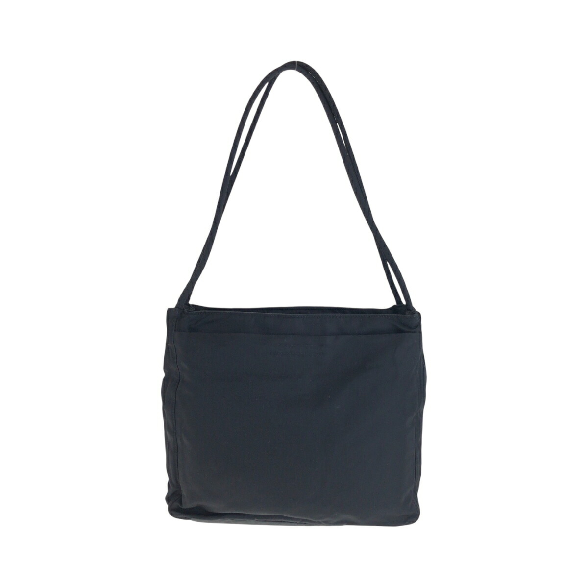 楽天市場】美品 PRADA プラダ テスート 三角ロゴプレート ブラック 黒