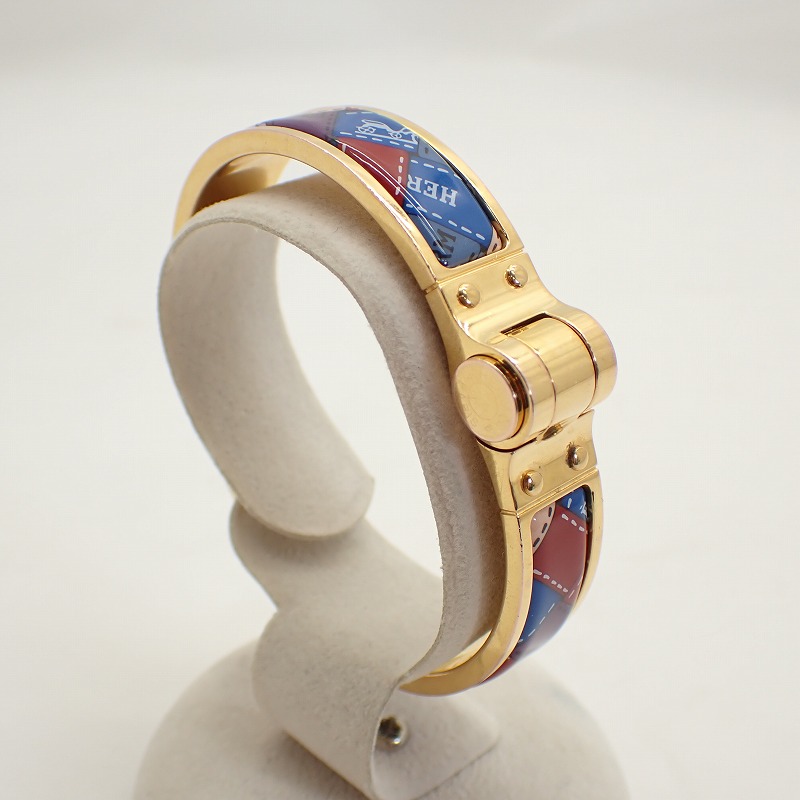 エルメス HERMÉS ブレスレット シャルニエール 七宝焼 サイズ65 楽天