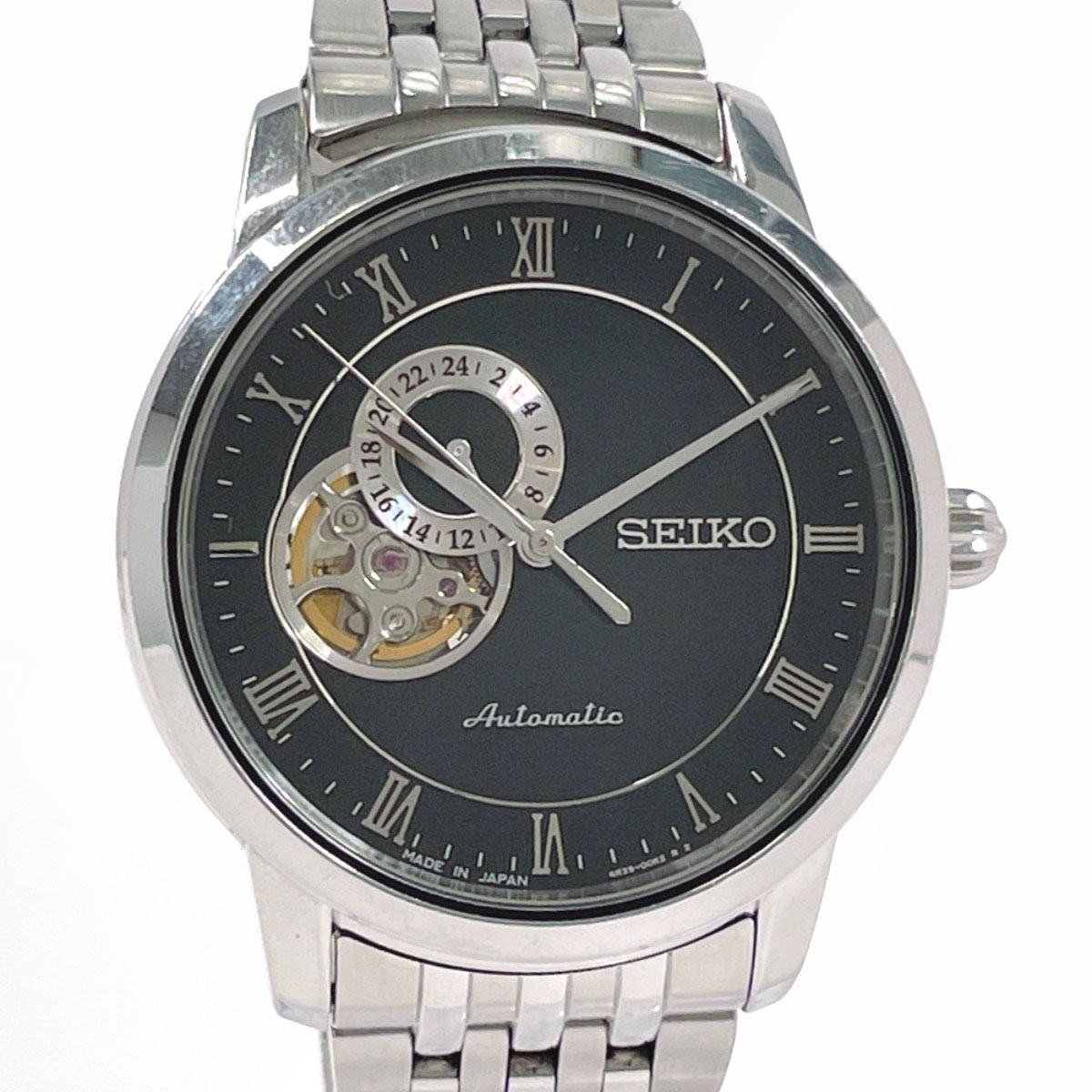 楽天市場】SEIKO セイコー プレザージュ オープンハート 4R39-00M0