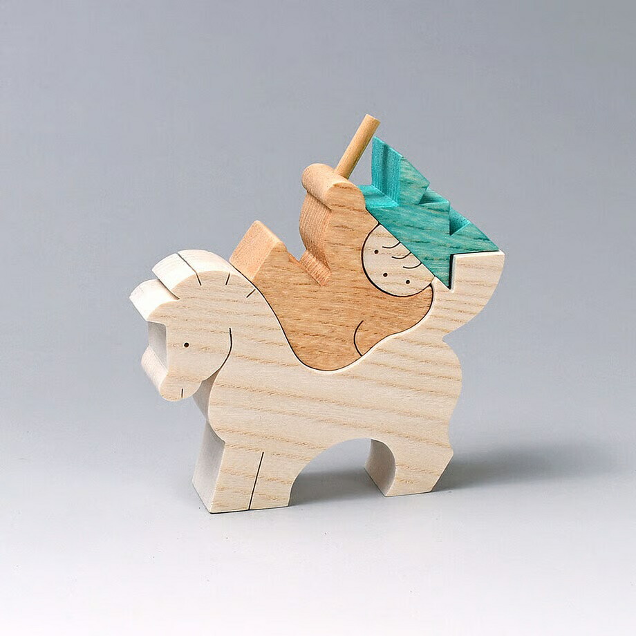 楽天市場】小黒三郎・鯉武者と金太 【今なら旧価格】 節句人形 組み木