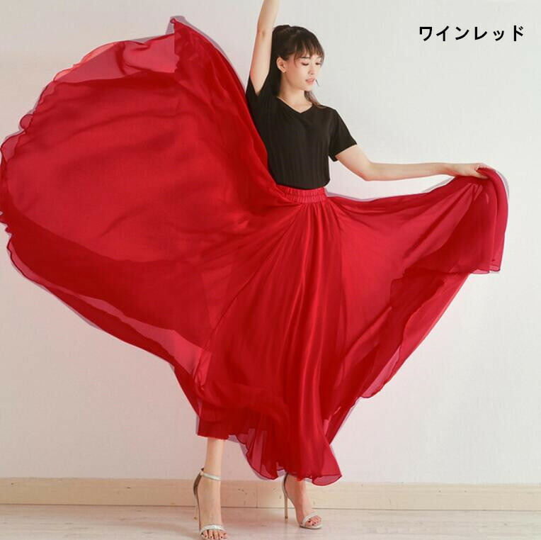 楽天市場】社交ダンス衣装720°広がるダンススカート80cm/85cm/90cm