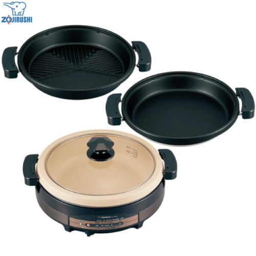 楽天市場】象印（ZOJIRUSHI）【EP-FS30-BA】グリルなべ ブラック □3枚