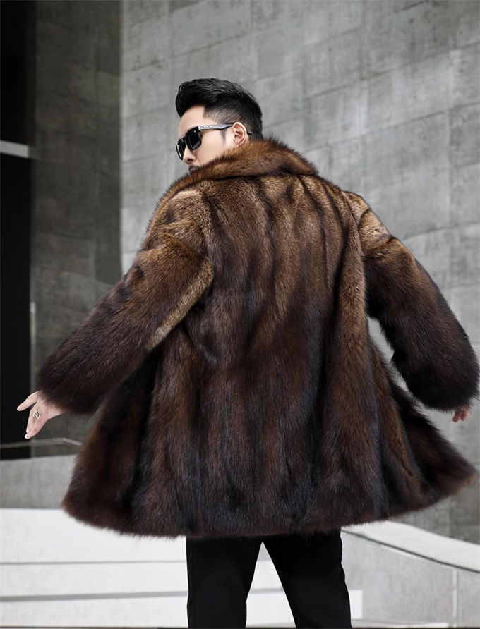 楽天市場】2023秋冬新作 ファーコート メンズ 毛皮コート ミンク