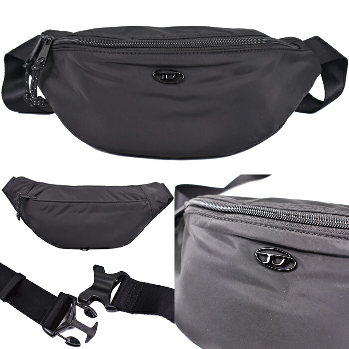 楽天市場】DIESEL ディーゼル ボディバッグ ベルトバッグ ブラック