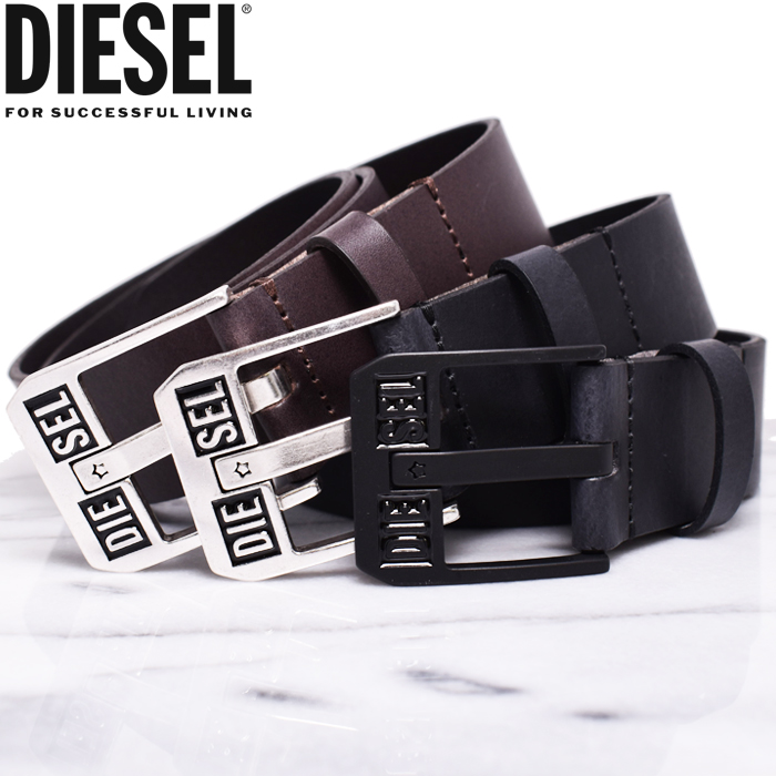 楽天市場】DIESEL ディーゼル レザーベルト 全3色 BLUESTAR II X08880
