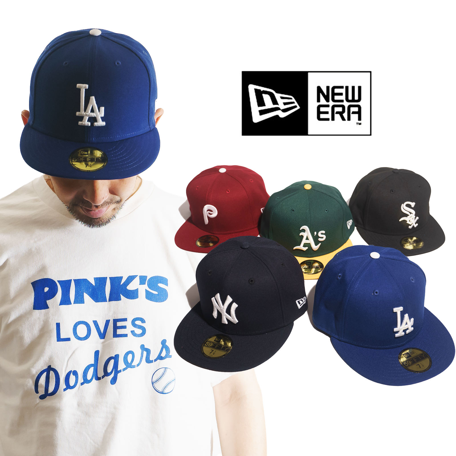 楽天市場】ニューエラ NEWERA キャップ 59FIFTY MLBオーセンティック