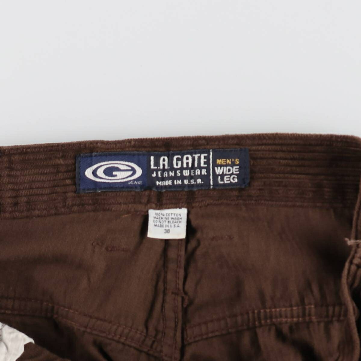 楽天市場】古着 90'S L.A.GATE WIDE LEG 太畝 コーデュロイパンツ USA