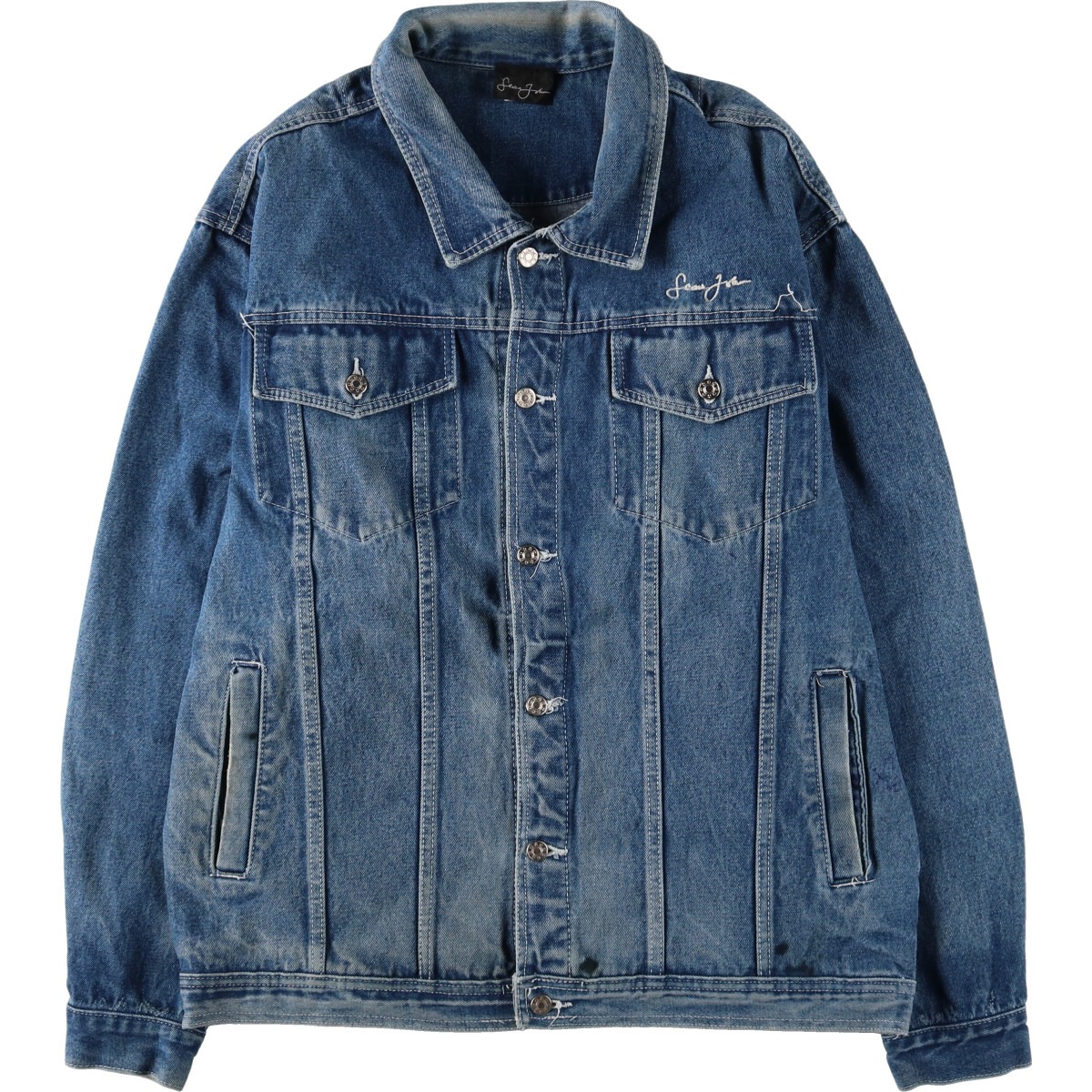 楽天市場】古着 ショーンジョン Sean John デニムジャケット Gジャン