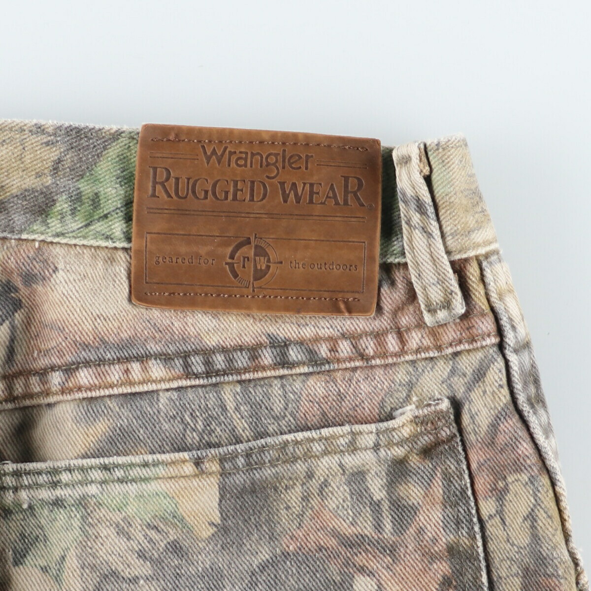 楽天市場】古着 ラングラー Wrangler RUGGED WEAR 迷彩柄 リアルツリー