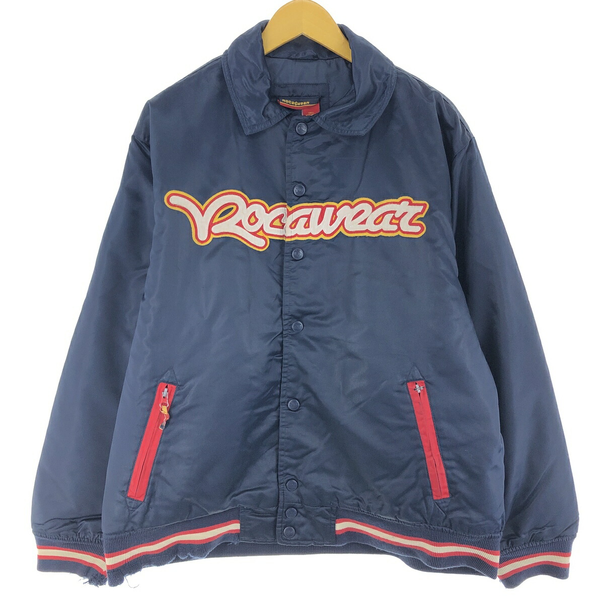 楽天市場】古着 ロカウェア ROCA WEAR ナイロンスタジャン アワード