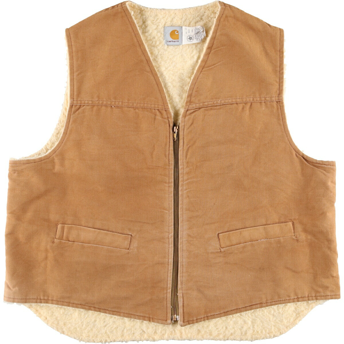 楽天市場】古着 80'S カーハート Carhartt ダック地ベスト USA製