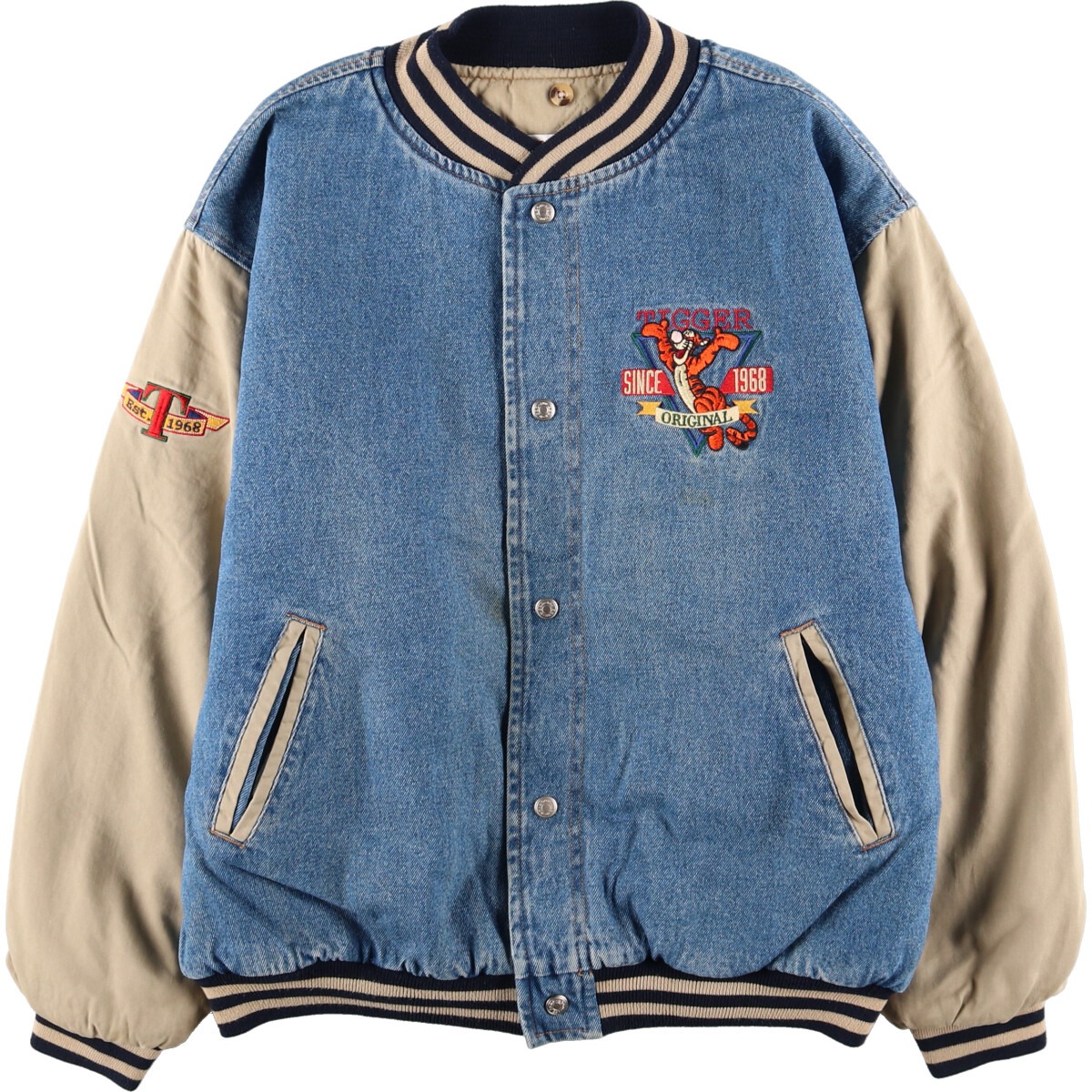 楽天市場】古着 THE DISNEY STORE TIGGER ティガー バック刺繍 中綿