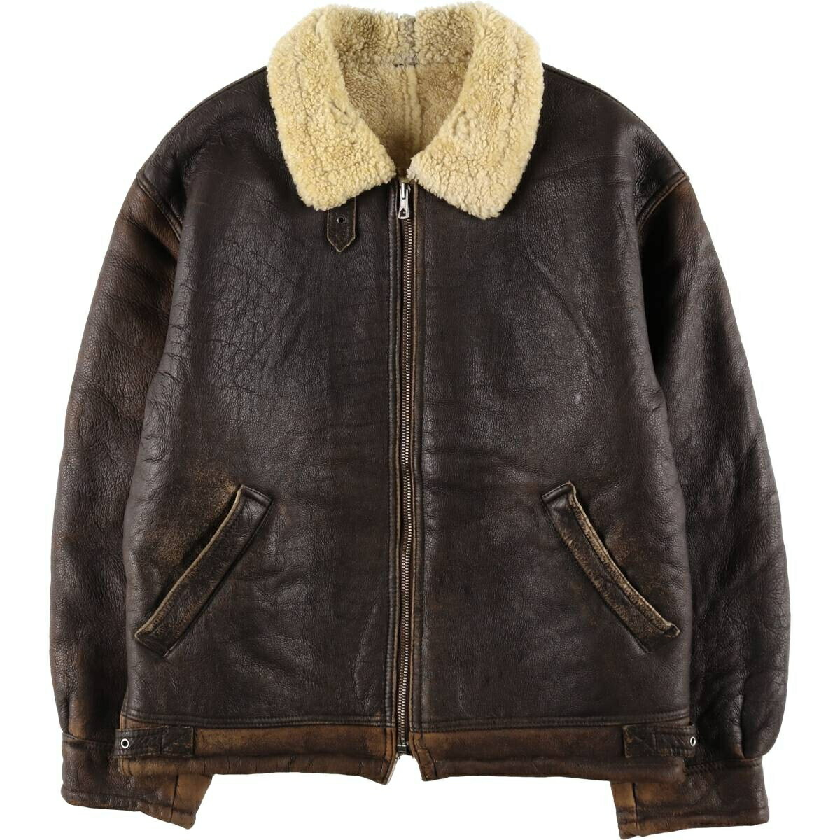 エンポリオアルマーニ リアル ムートン ジャケット 40 L