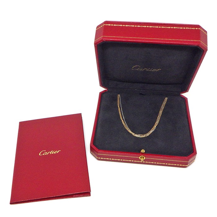 楽天市場】カルティエ Cartier ネックレス トリニティ チェーン スリー
