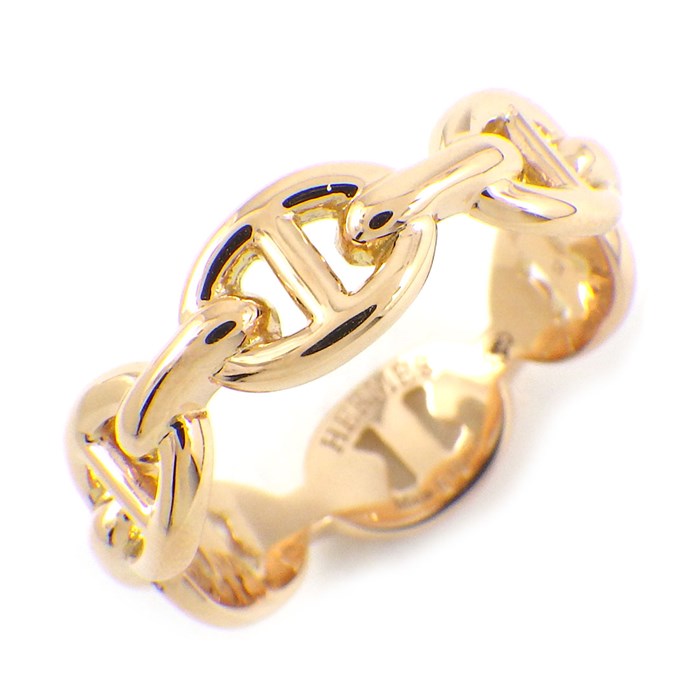 楽天市場】エルメス HERMES リング シェーヌダンクル チェーン K18PG