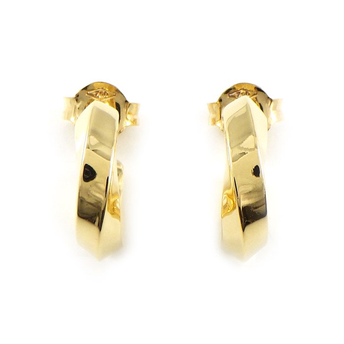 楽天市場】ティファニー Tiffany & Co. ピアス ツイスト フープ K18YG