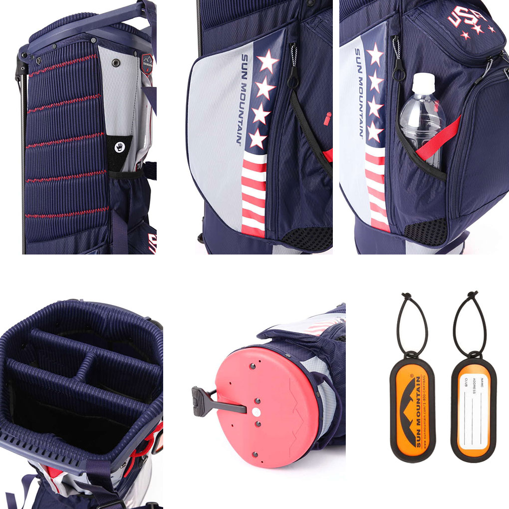 楽天市場】サンマウンテン 3.5LS型 軽量 スタンド式 キャディバッグ 9