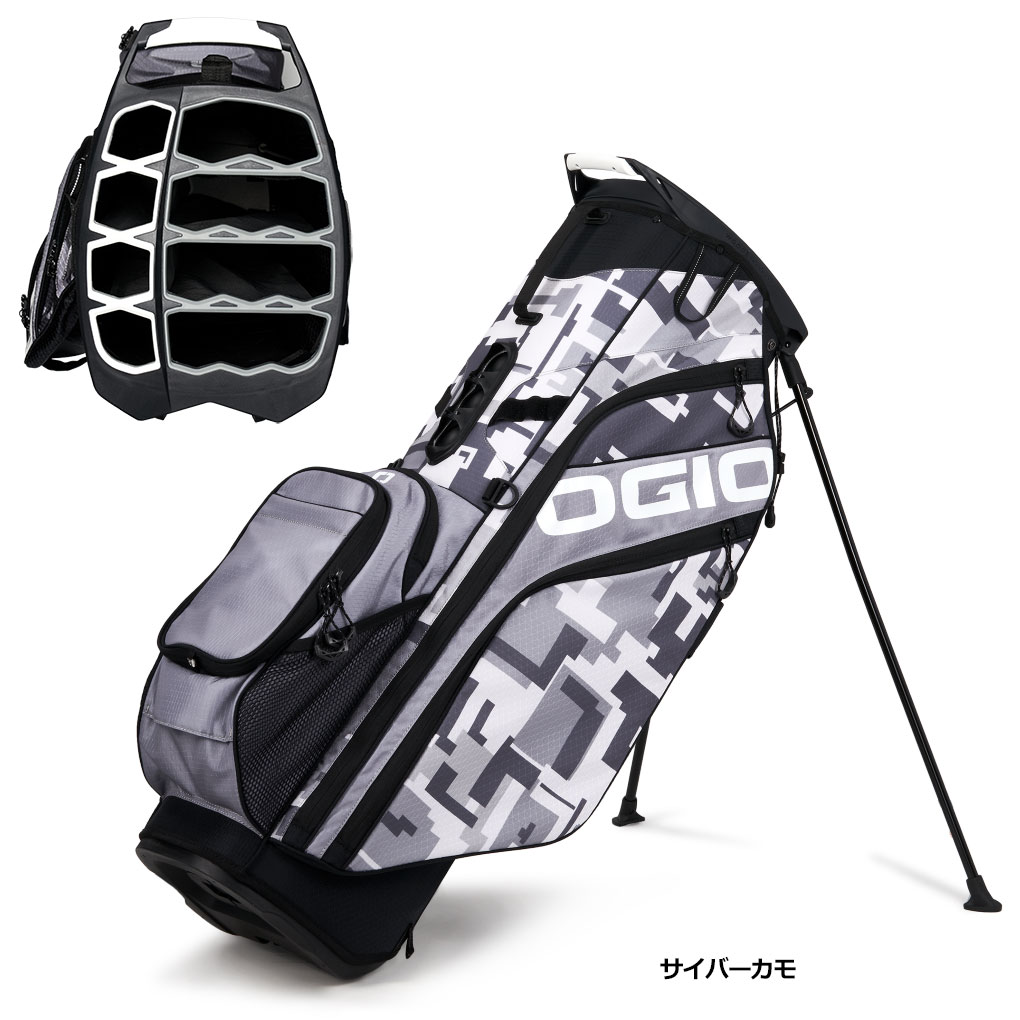 レア物 オジオ Jeep×OGIO ゴルフキャディーバッグ CAMO 14分割 Jeep