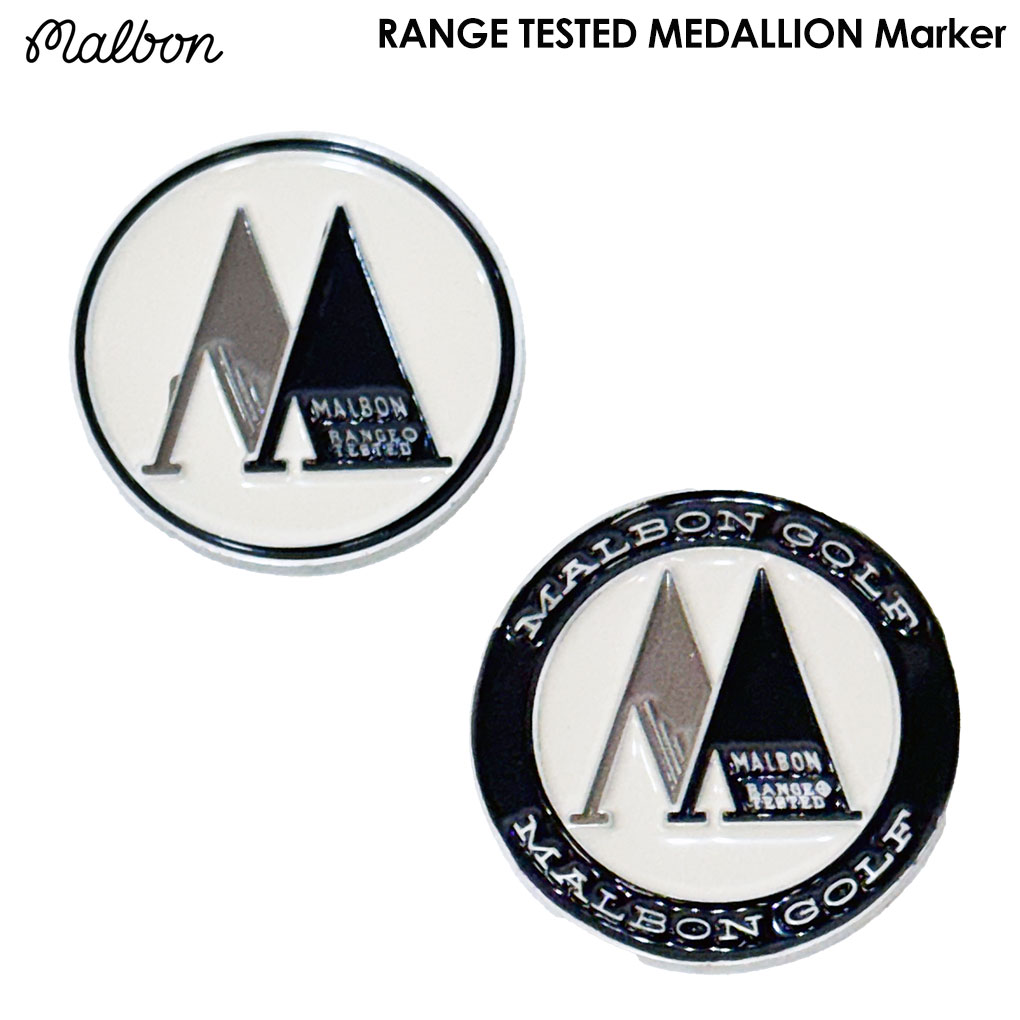 楽天市場】Malbon Golf RANGE TESTED MEDALLION Marker マルボンゴルフ