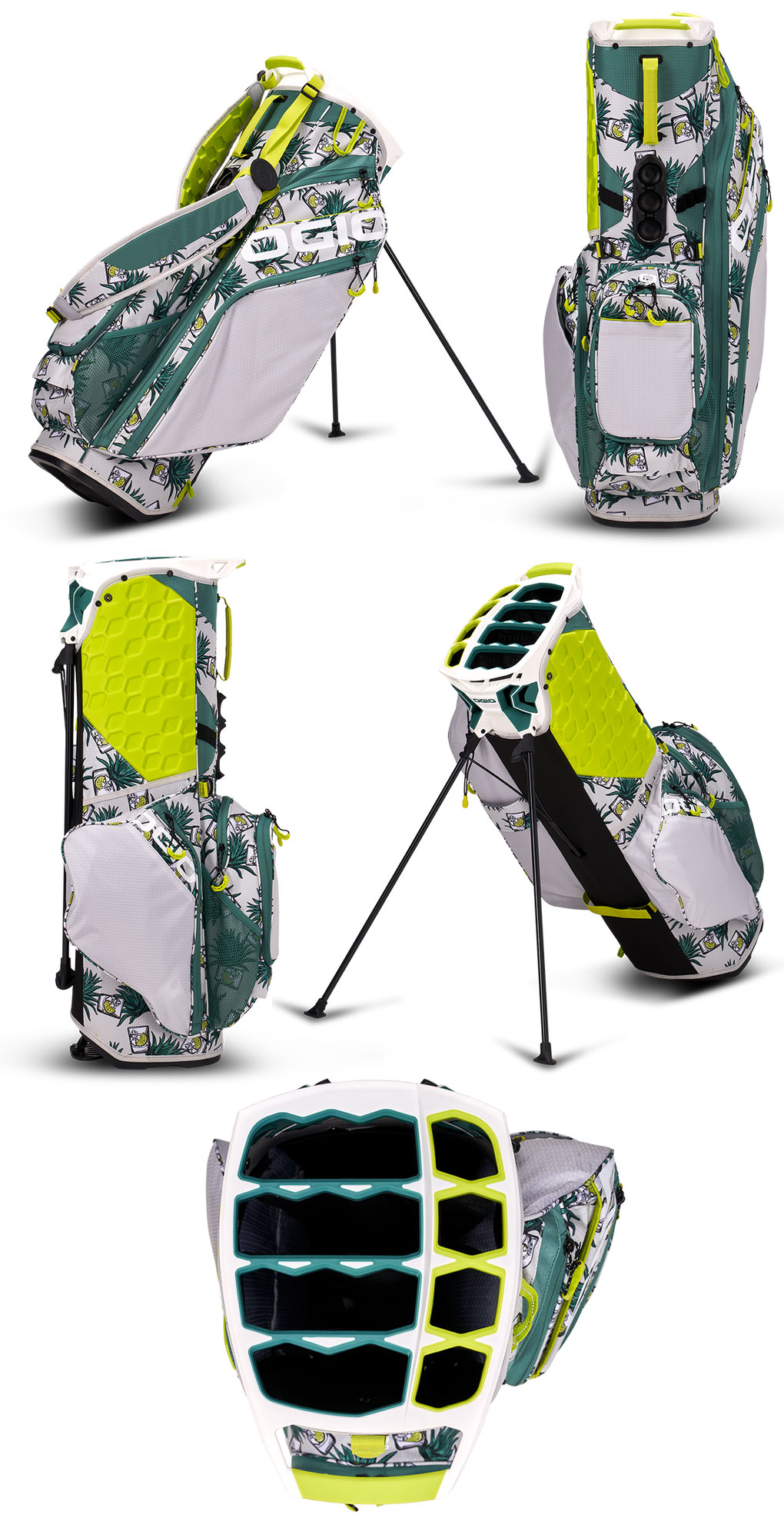 OGIO オジオ ユナイター キャディバッグ カート式 10型 15分割 迷彩