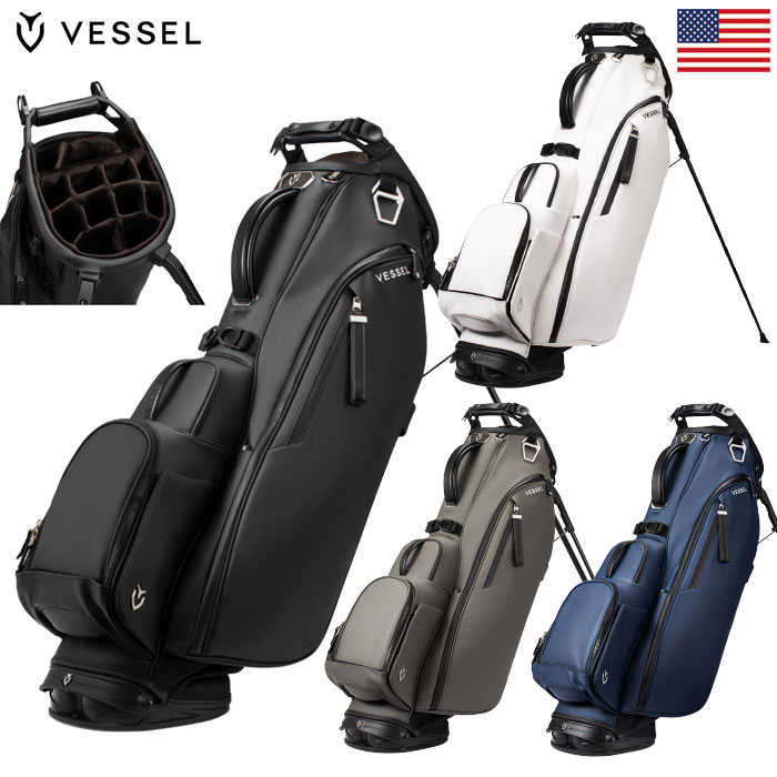 楽天市場】VESSEL キャディバッグ Player V Stand スタンドバッグ 14