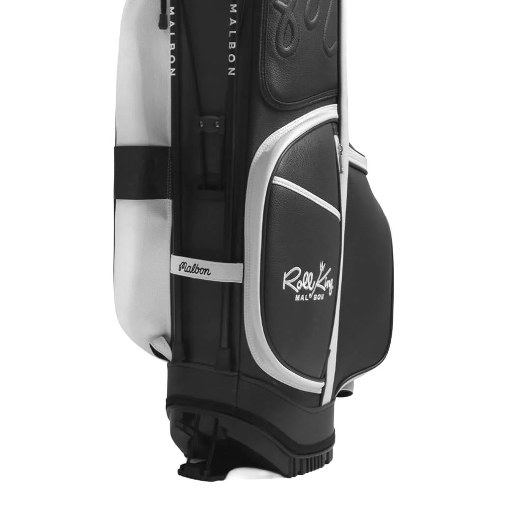 マルボン ゴルフ キャディバッグ 男女兼用 3分割 ブラック マルボン