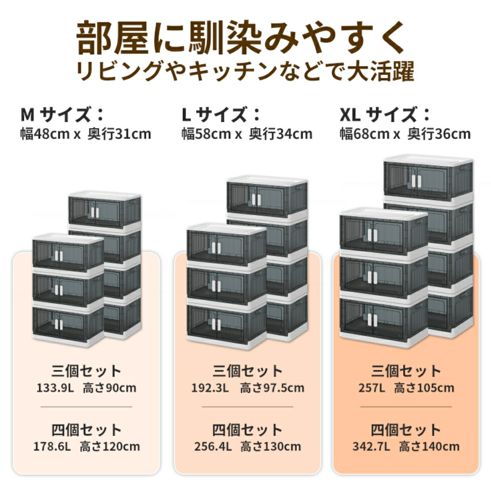 楽天市場】【2/23 タイムセール☆最安値】COOSOT 収納ボックス