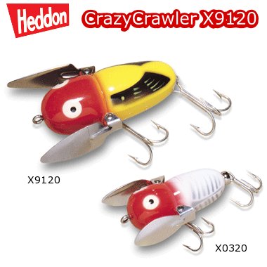 楽天市場】HEDDON ヘドン Crazy Crawler クレイジークローラー X9120
