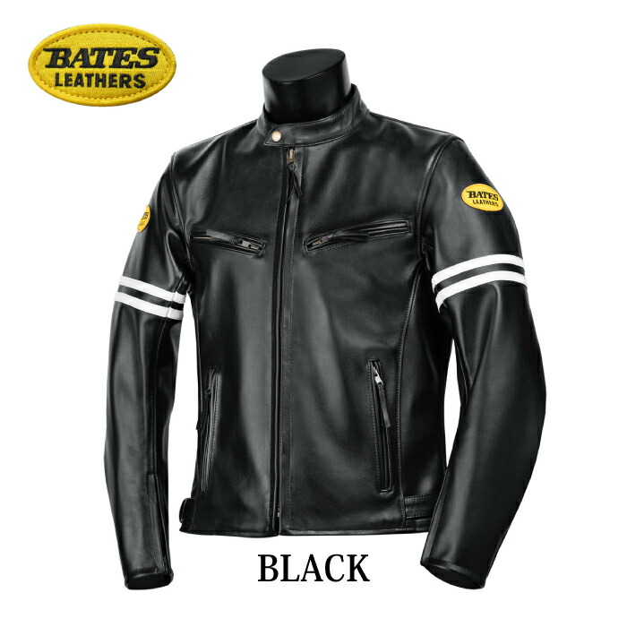 楽天市場】ベイツ BAJ-2J レザージャケット BATES バイク ジャケット