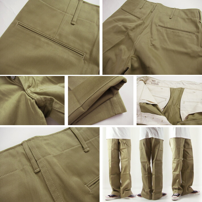 楽天市場】WAREHOUSE ウエアハウス チノパン Lot.1216 M-41 TYPE U.S.