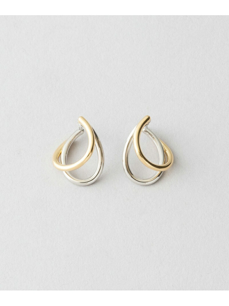 楽天市場】サークルピアス ティアドロップ コンビカラー Jouete