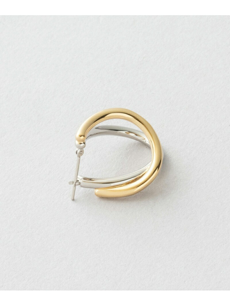 楽天市場】サークルピアス ティアドロップ コンビカラー Jouete