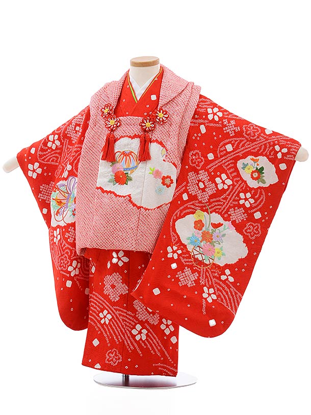 楽天市場】七五三 着物 3歳 レンタル 七五三 3歳 被布 セット 3682